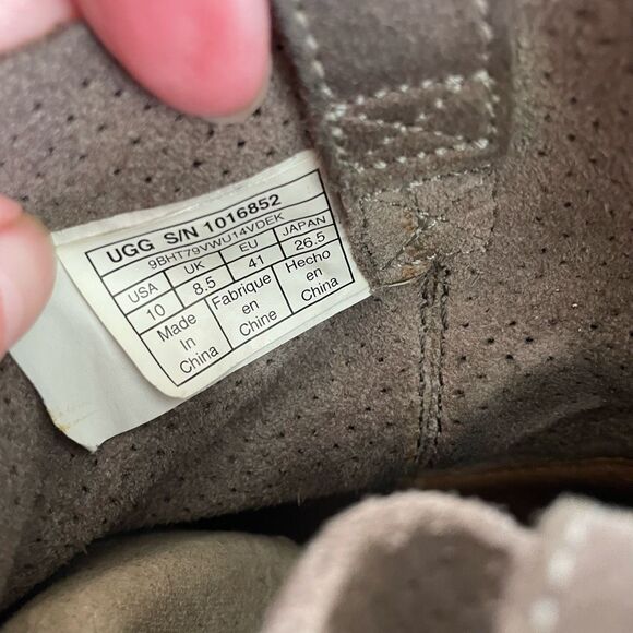 Ugg Women's Classic Unlined Mini Perf Boots Mole Taupe 10 - Picture 13 of 15